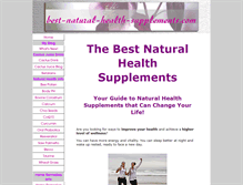 Tablet Screenshot of best-natural-health-supplements.com